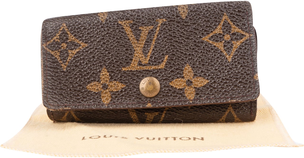 Louis Vuitton Louis Vuitton Canvas Monogram Keyholder Bruin