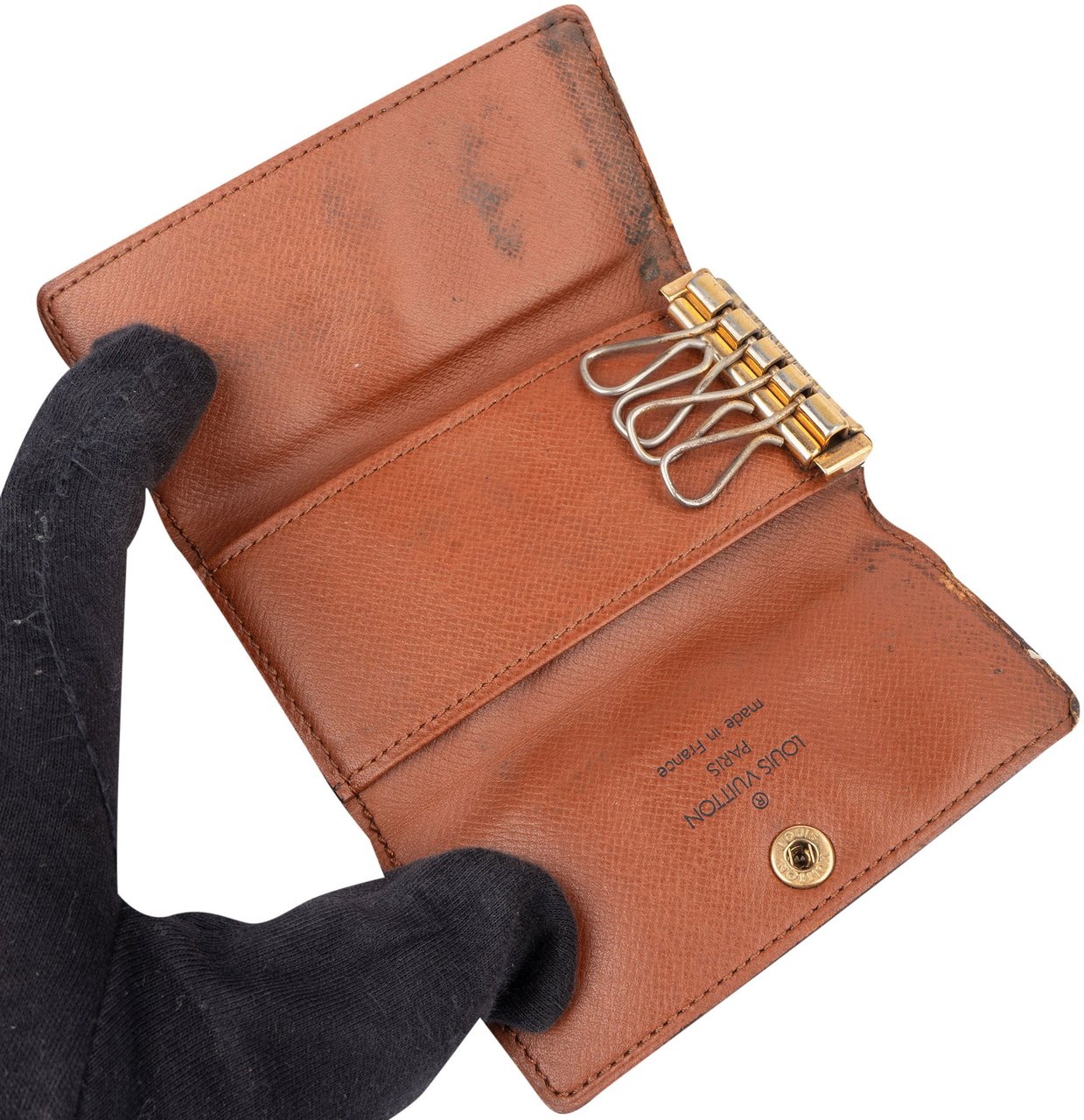 Louis Vuitton Louis Vuitton Canvas Monogram Keyholder Bruin