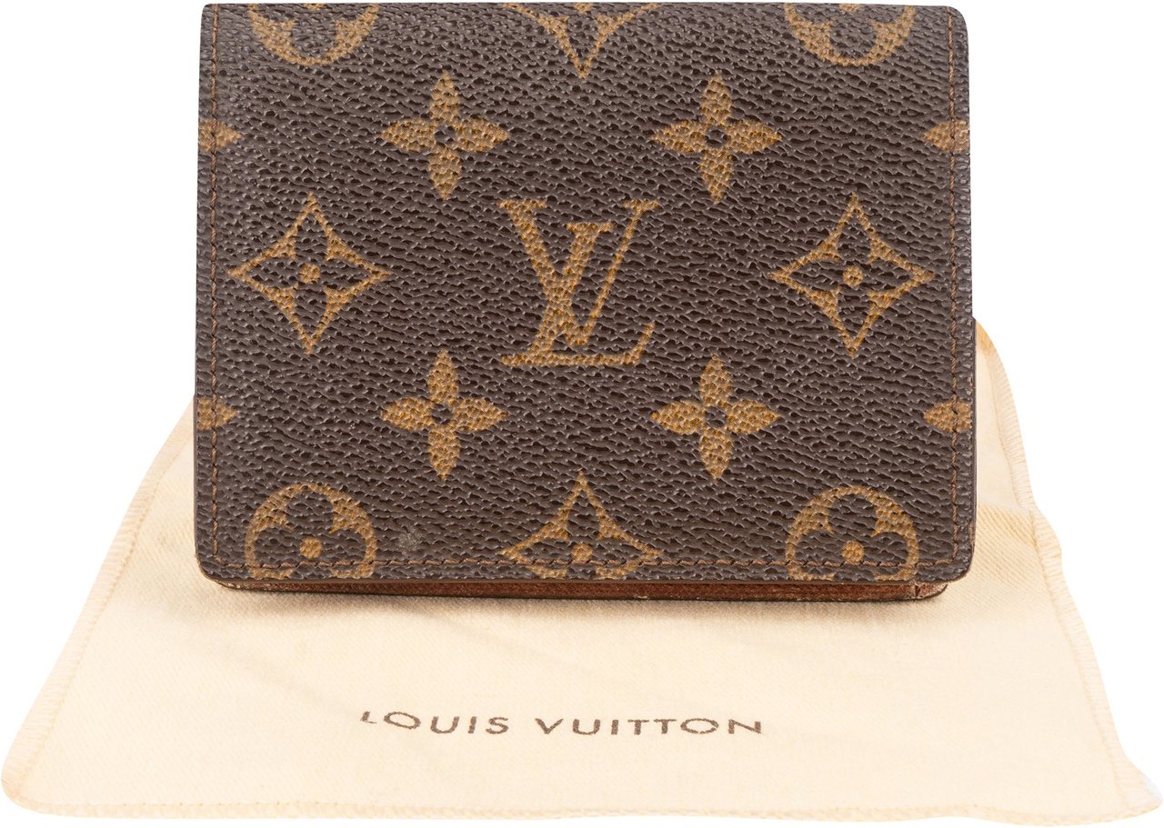 Louis Vuitton Louis Vuitton Canvas Monogram Cardholder Bruin