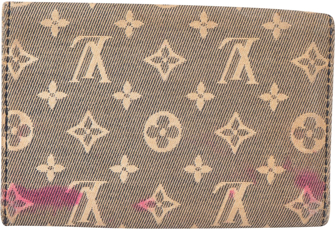 Louis Vuitton Louis Vuitton Mini Lin Monogram Keyholder Donkergrijs