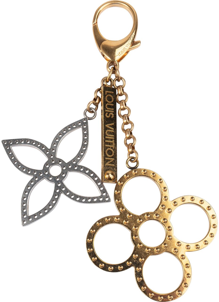 Louis Vuitton Louis Vuitton Bicolor Flower Keychain Divers