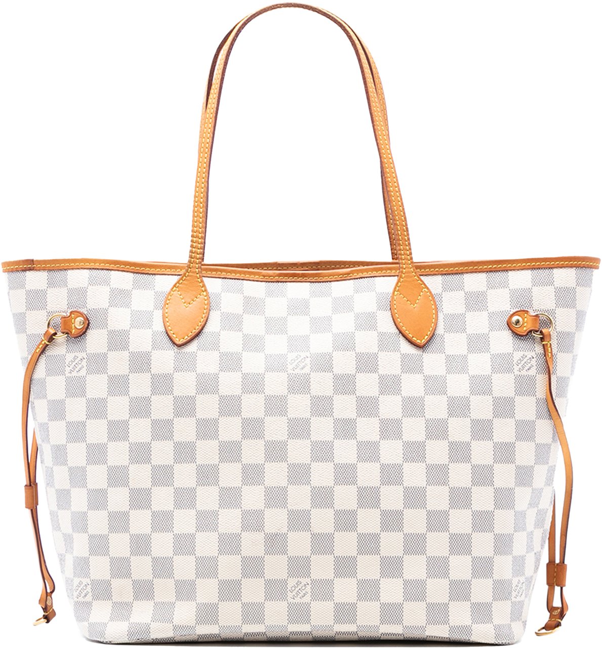 Louis Vuitton Damier Azur Neverfull MM Wit