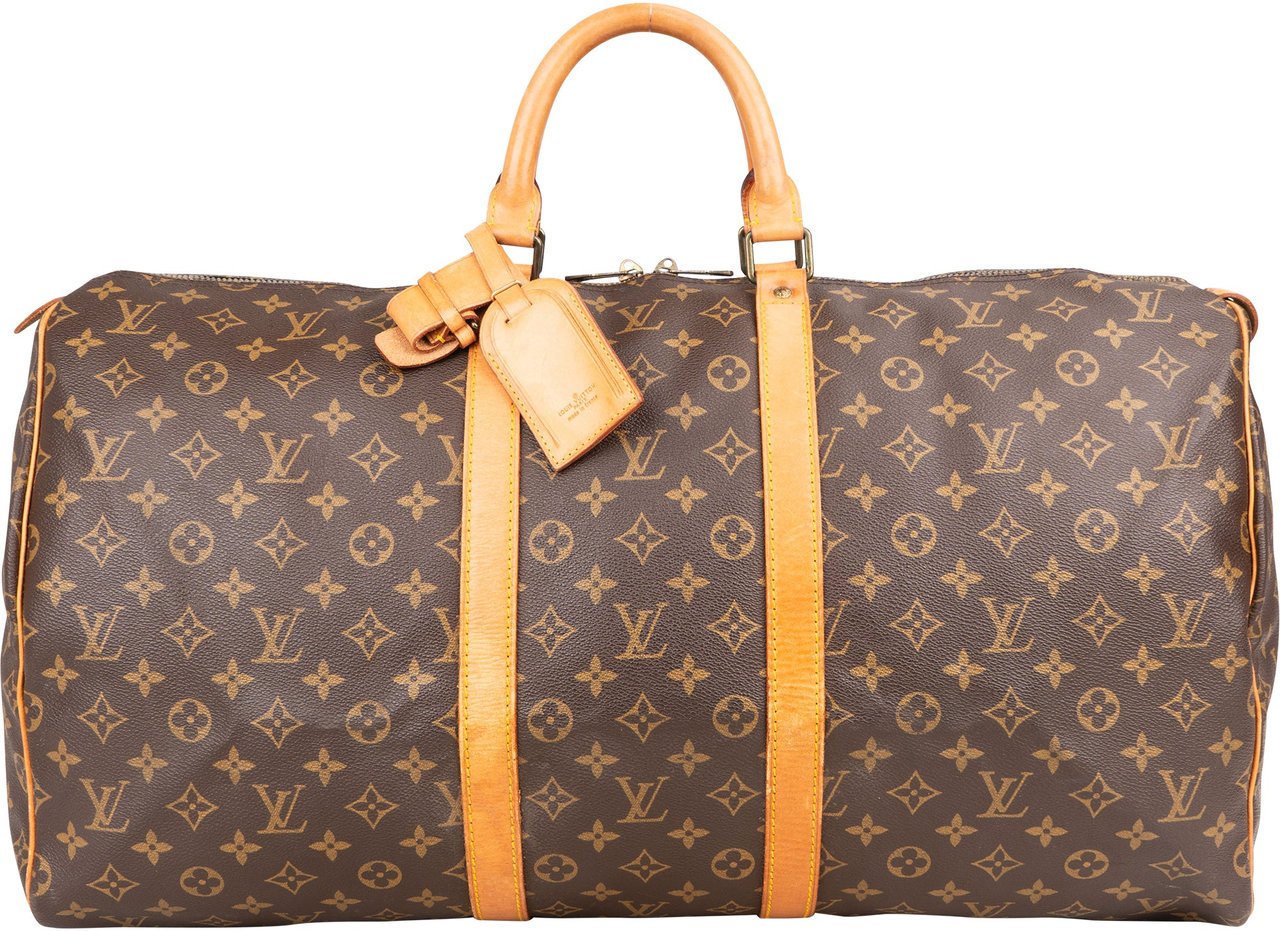 Louis Vuitton Louis Vuitton Canvas Monogram Keepall 55 Bruin