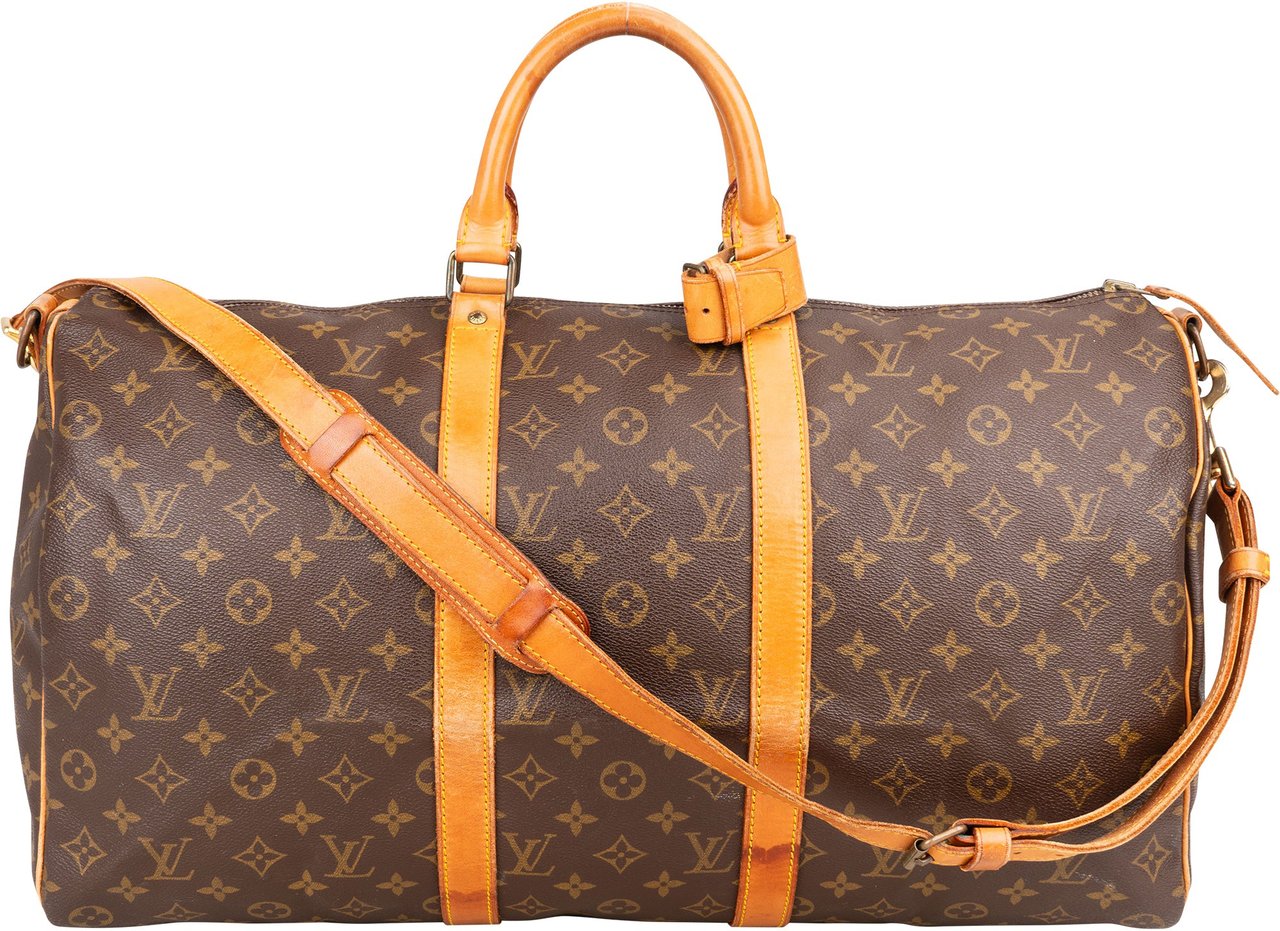 Louis Vuitton Louis Vuitton Canvas Monogram Keepall 50 Bandouliere Bruin