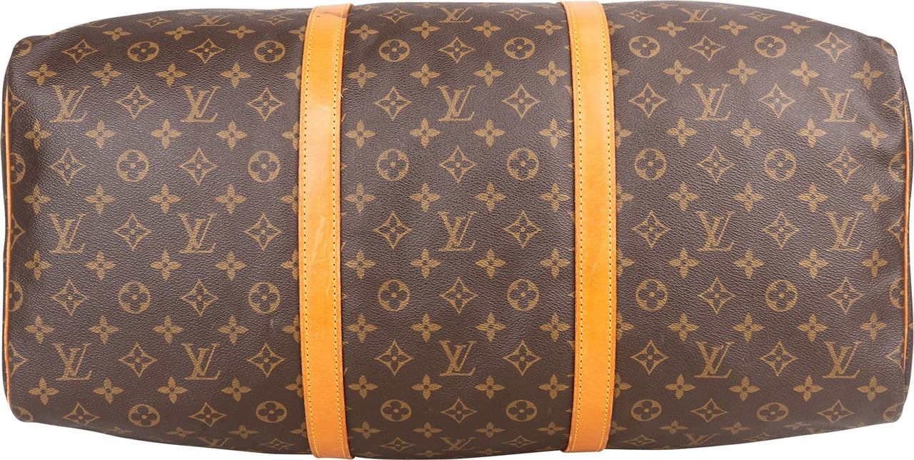 Louis Vuitton Louis Vuitton Canvas Monogram Sac Souple 55 Travel Bag Bruin
