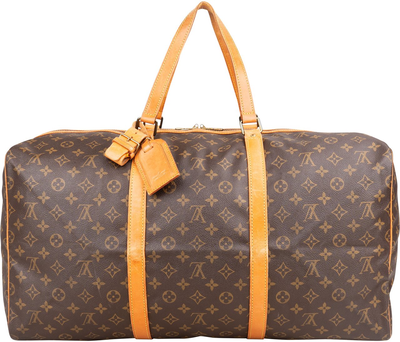 Louis Vuitton Louis Vuitton Canvas Monogram Sac Souple 55 Travel Bag Bruin