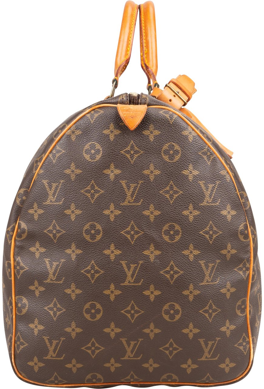 Louis Vuitton Louis Vuitton Canvas Monogram Keeepall 55 Bruin