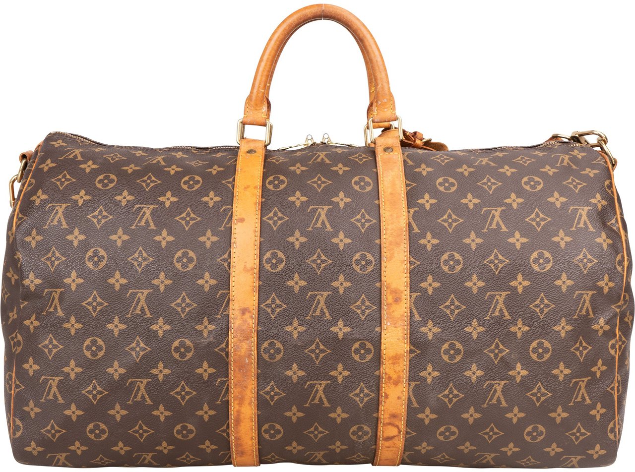 Louis Vuitton Louis Vuitton Canvas Monogram Keepall 55 Bandouliere Bruin