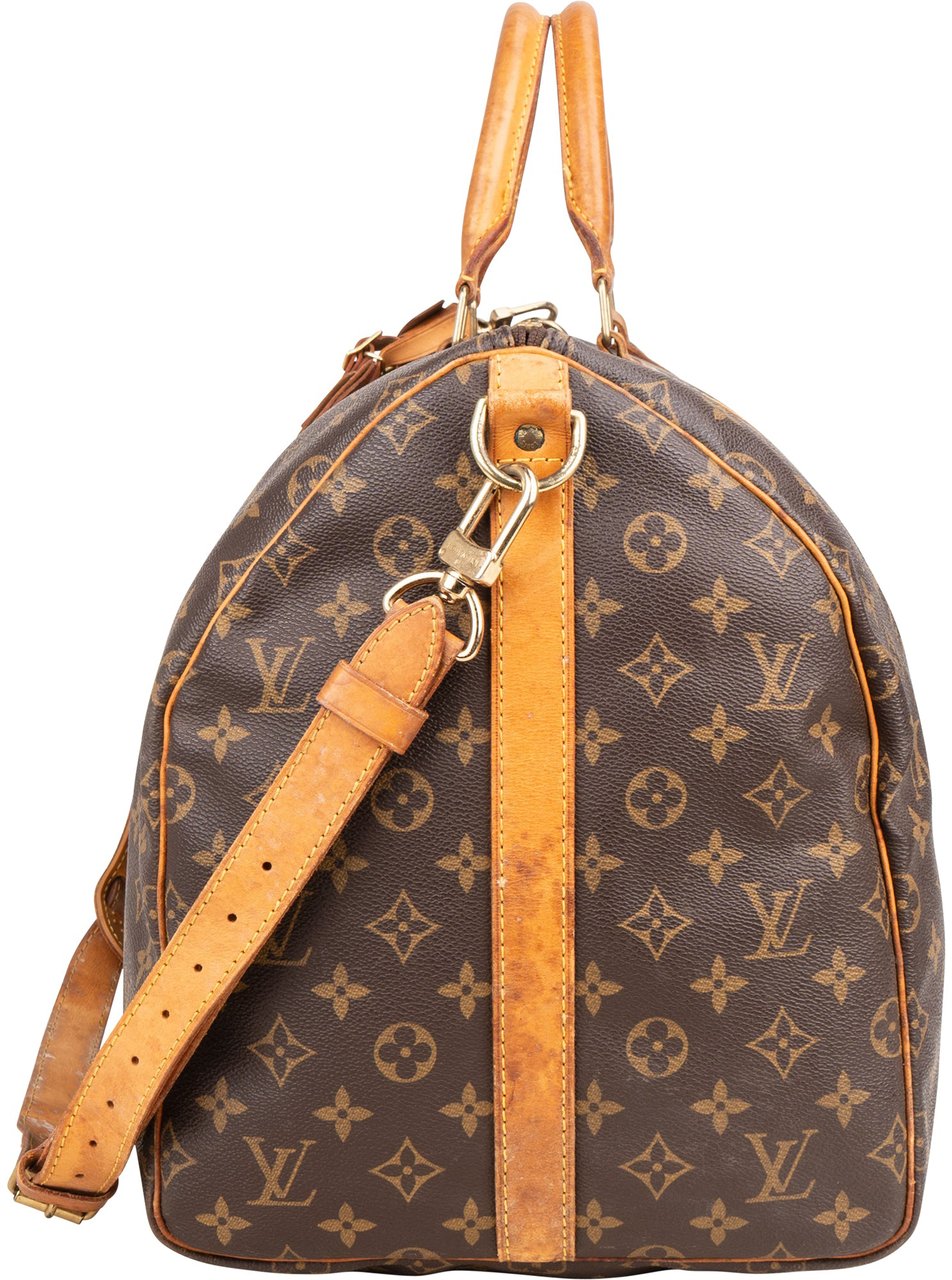 Louis Vuitton Louis Vuitton Canvas Monogram Keepall 55 Bandouliere Bruin