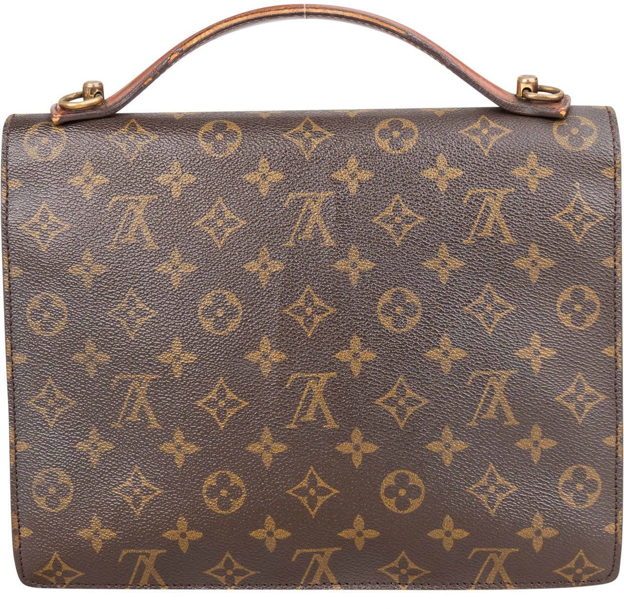 Louis Vuitton Louis Vuitton Canvas Monogram Monceau Handbag Bruin