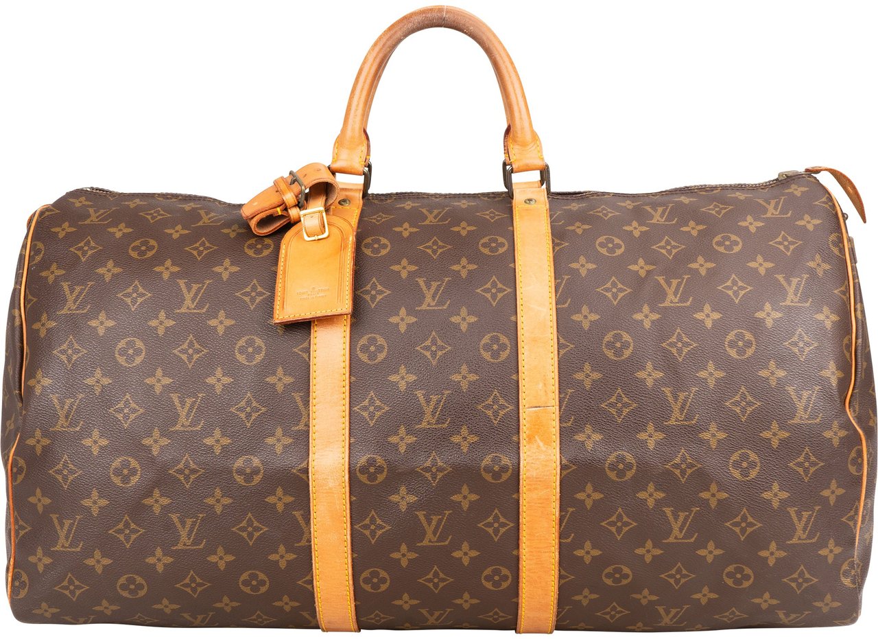 Louis Vuitton Louis Vuitton Canvas Monogram Keepall 55 Bruin