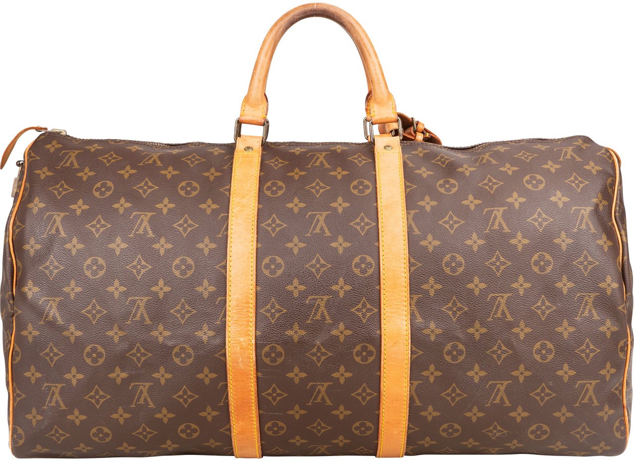 Louis Vuitton Louis Vuitton Canvas Monogram Keepall 55 Bruin