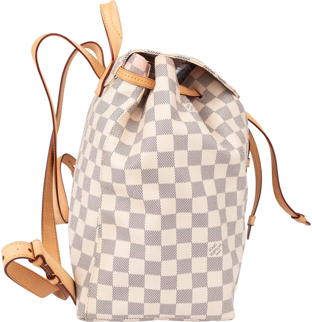 Louis Vuitton Louis Vuitton Damier Azur Monogram Sperone Backpack Wit