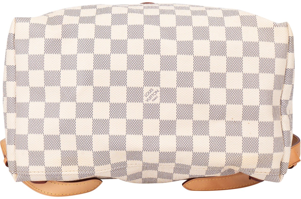 Louis Vuitton Louis Vuitton Damier Azur Monogram Sperone Backpack Wit