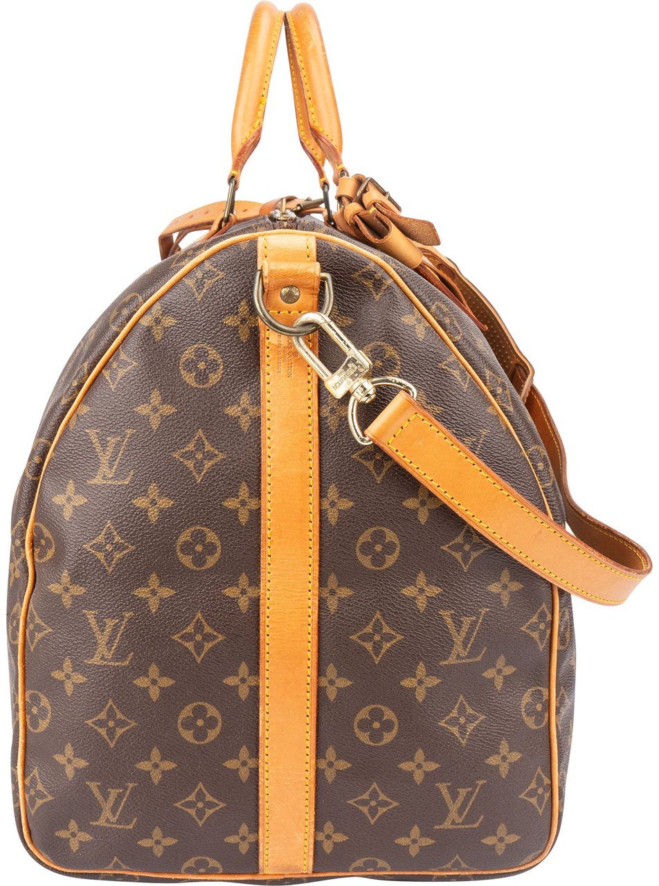 Louis Vuitton Louis Vuitton Canvas Monogram Keepall 55 Bandouliere Bruin