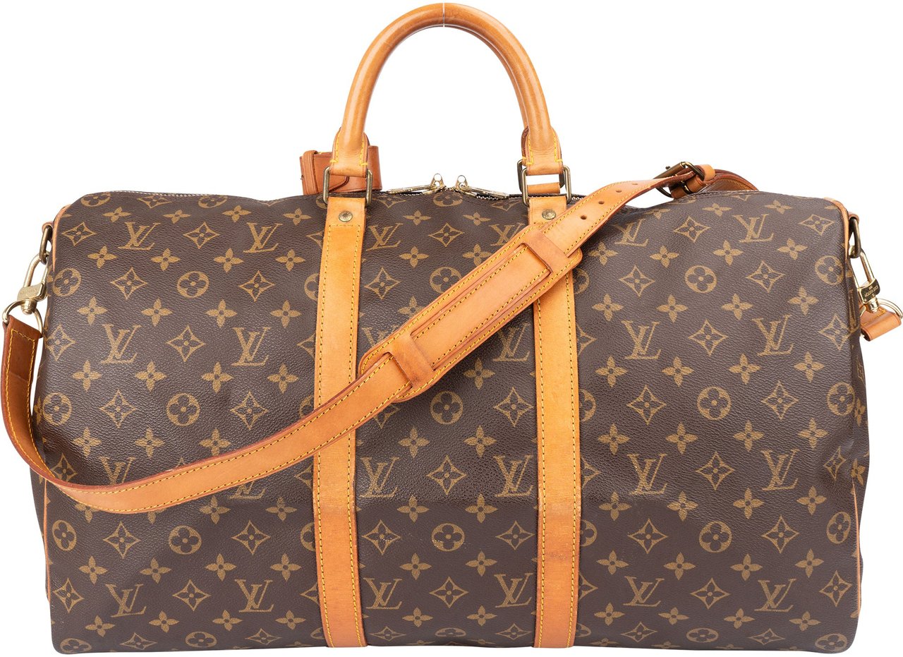 Louis Vuitton Louis Vuitton Canvas Monogram Keepall 50 Bandouliere Bruin
