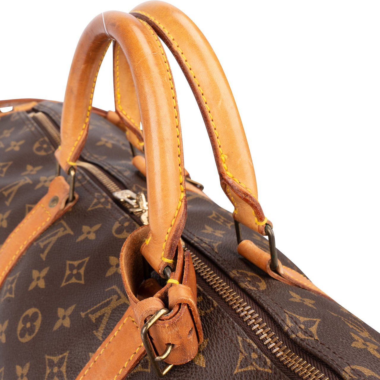 Louis Vuitton Louis Vuitton Canvas Monogram Keepall 50 Bandouliere Bruin