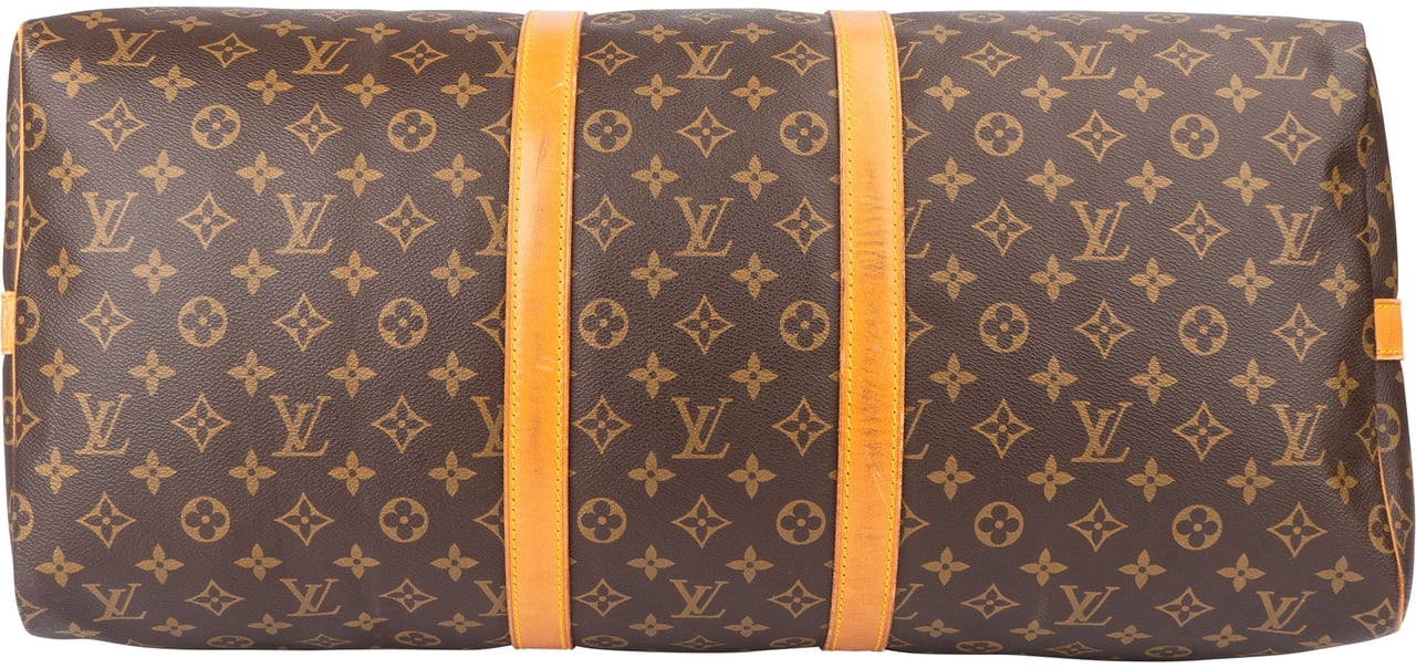 Louis Vuitton Louis Vuitton Canvas Monogram Keepall 55 Bandouliere Bruin