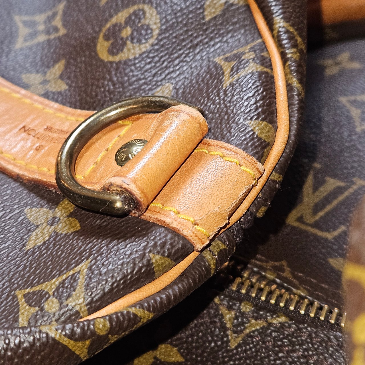 Louis Vuitton Louis Vuitton Canvas Monogram Keepall 55 Bandouliere Bruin