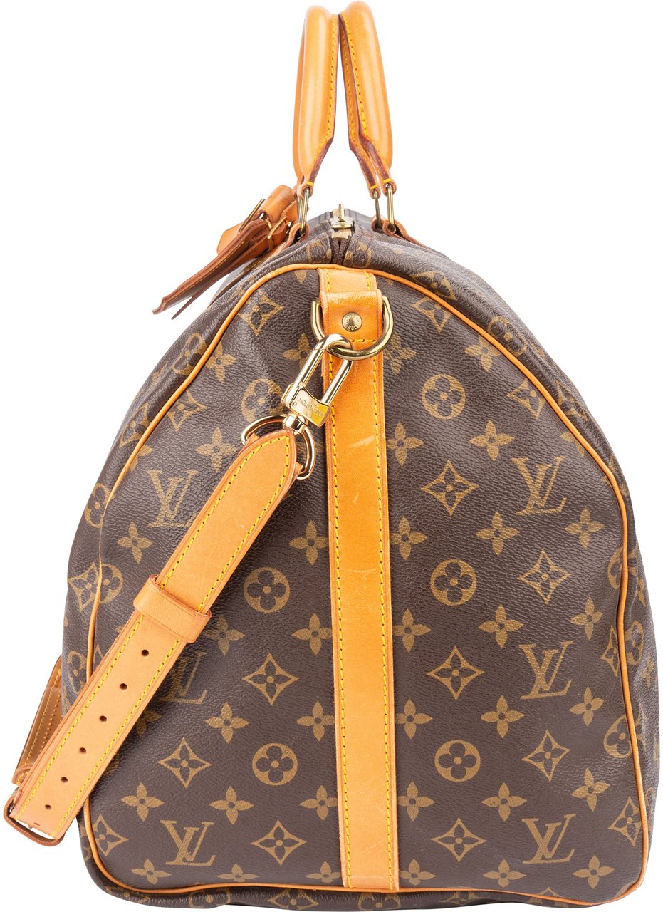 Louis Vuitton Louis Vuitton Canvas Monogram Keepall 55 Bandouliere Bruin
