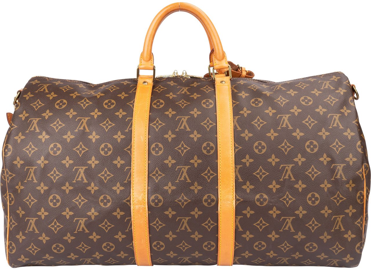 Louis Vuitton Louis Vuitton Canvas Monogram Keepall 55 Bandouliere Bruin