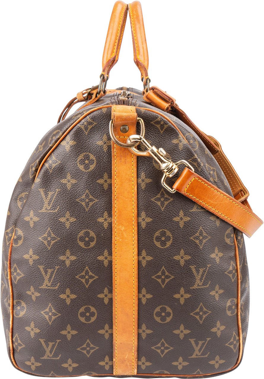 Louis Vuitton Louis Vuitton Canvas Monogram Keepall 55 Bandouliere Bruin