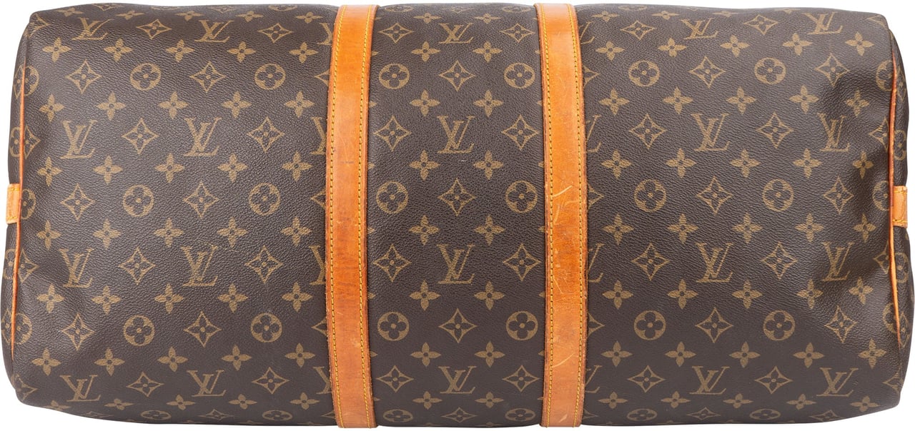 Louis Vuitton Louis Vuitton Canvas Monogram Keepall 55 Bandouliere Bruin