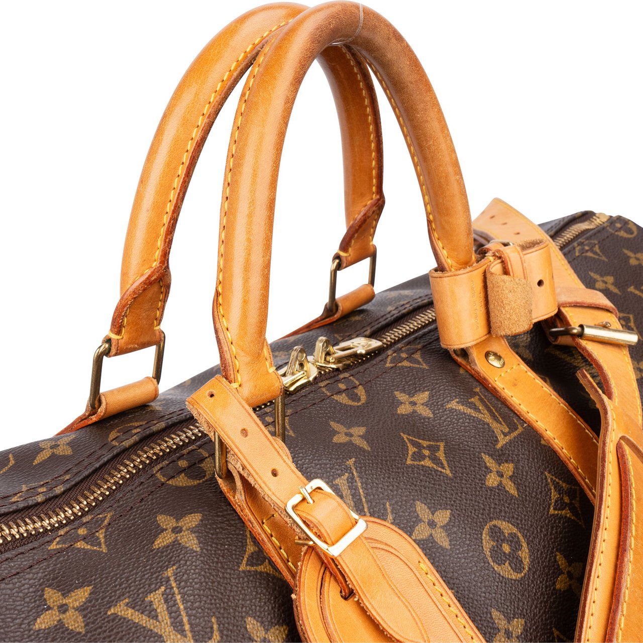Louis Vuitton Louis Vuitton Canvas Monogram Keepall 50 Bandouliere Bruin