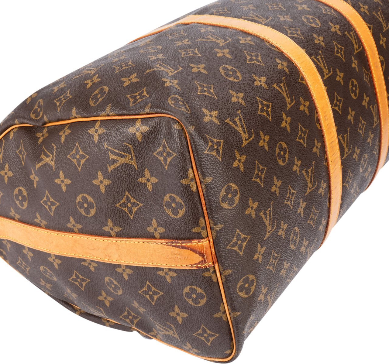Louis Vuitton Louis Vuitton Canvas Monogram Keepall 50 Bandouliere Bruin