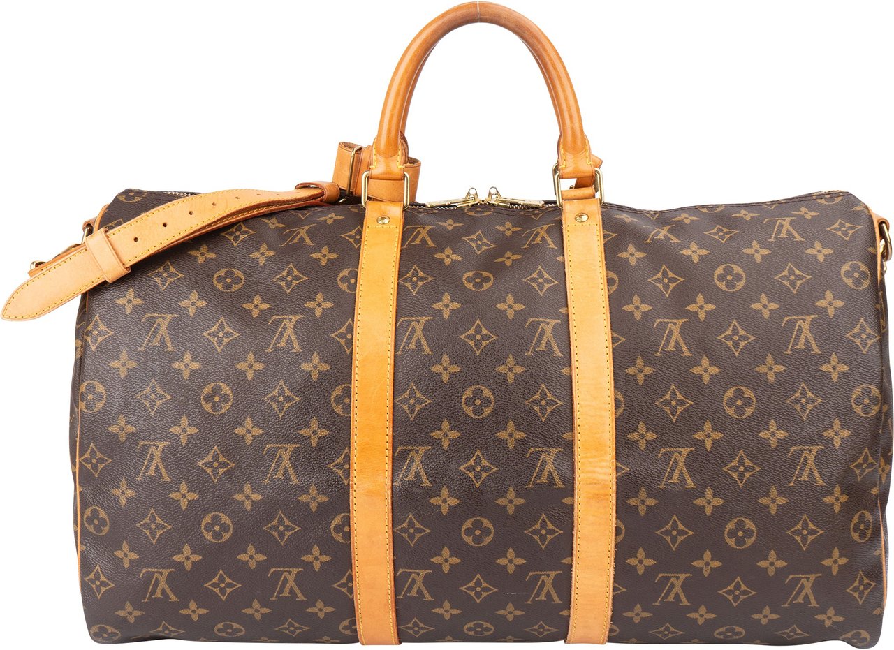 Louis Vuitton Louis Vuitton Canvas Monogram Keepall 50 Bandouliere Bruin