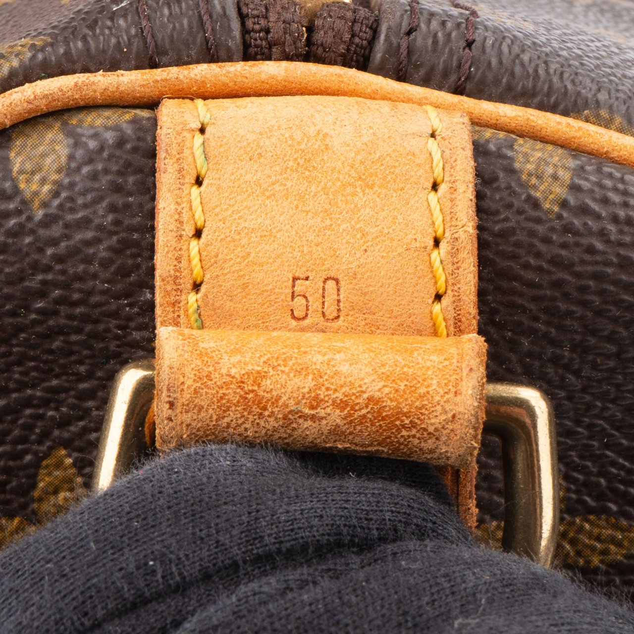 Louis Vuitton Louis Vuitton Canvas Monogram Keepall 50 Bandouliere Bruin