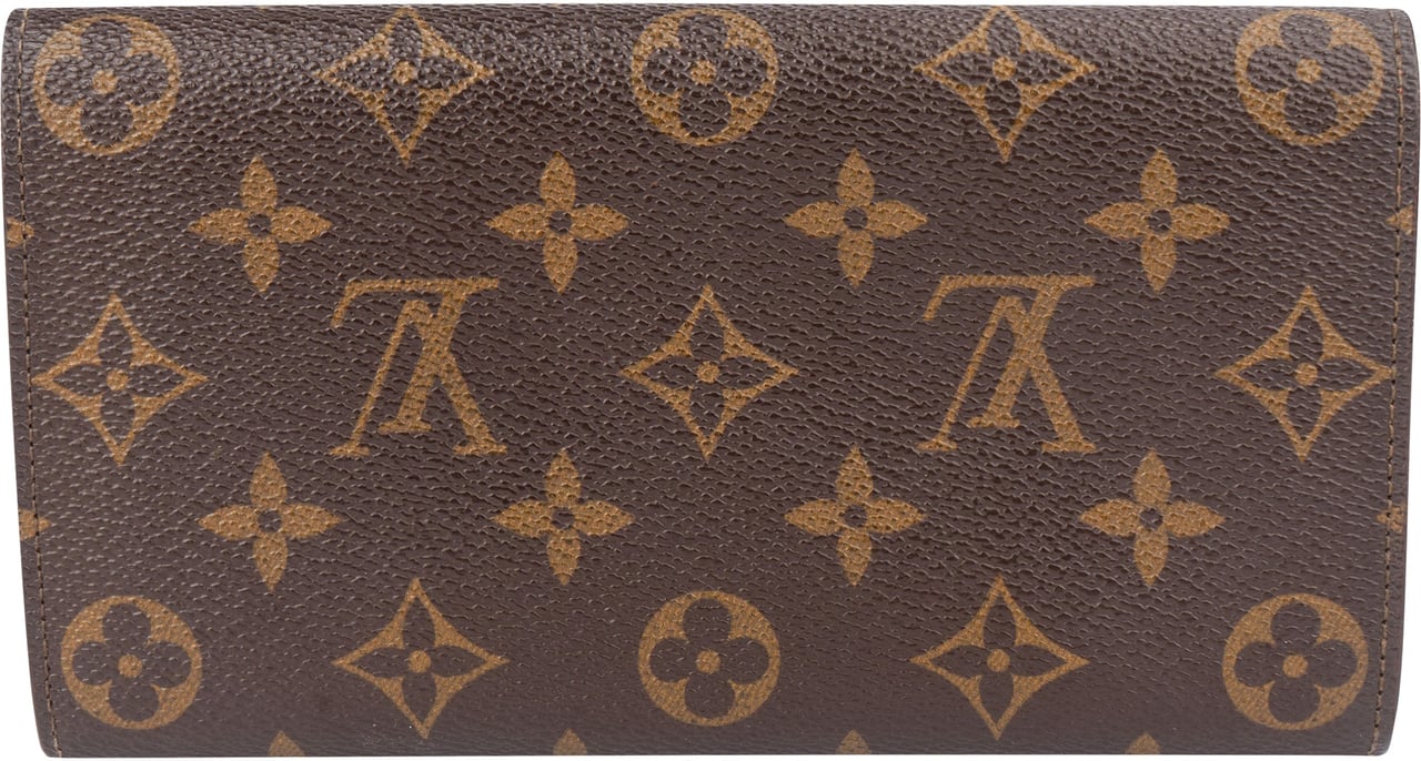 Louis Vuitton Louis Vuitton Canvas Monogram Sarah Wallet Bruin