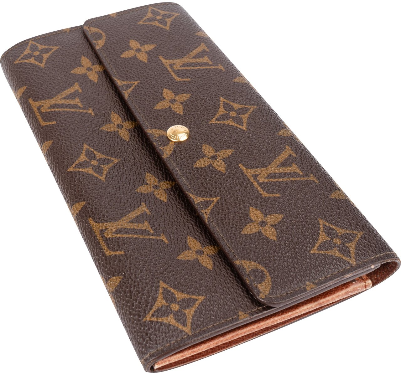 Louis Vuitton Louis Vuitton Canvas Monogram Sarah Wallet Bruin