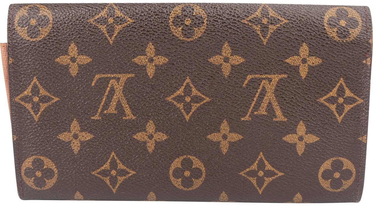 Louis Vuitton Louis Vuitton Canvas Monogram Sarah Wallet Bruin