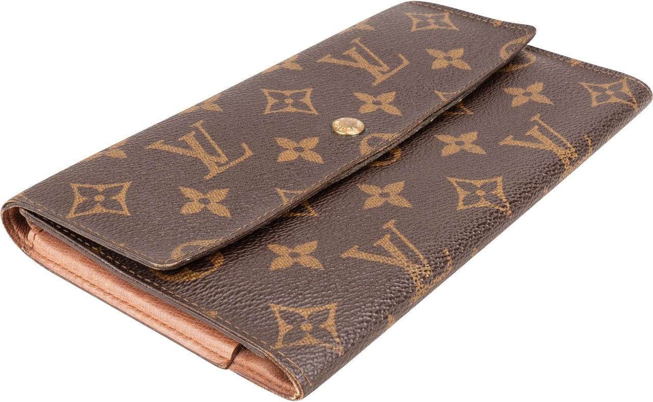 Louis Vuitton Louis Vuitton Canvas Monogram Sarah Wallet Bruin