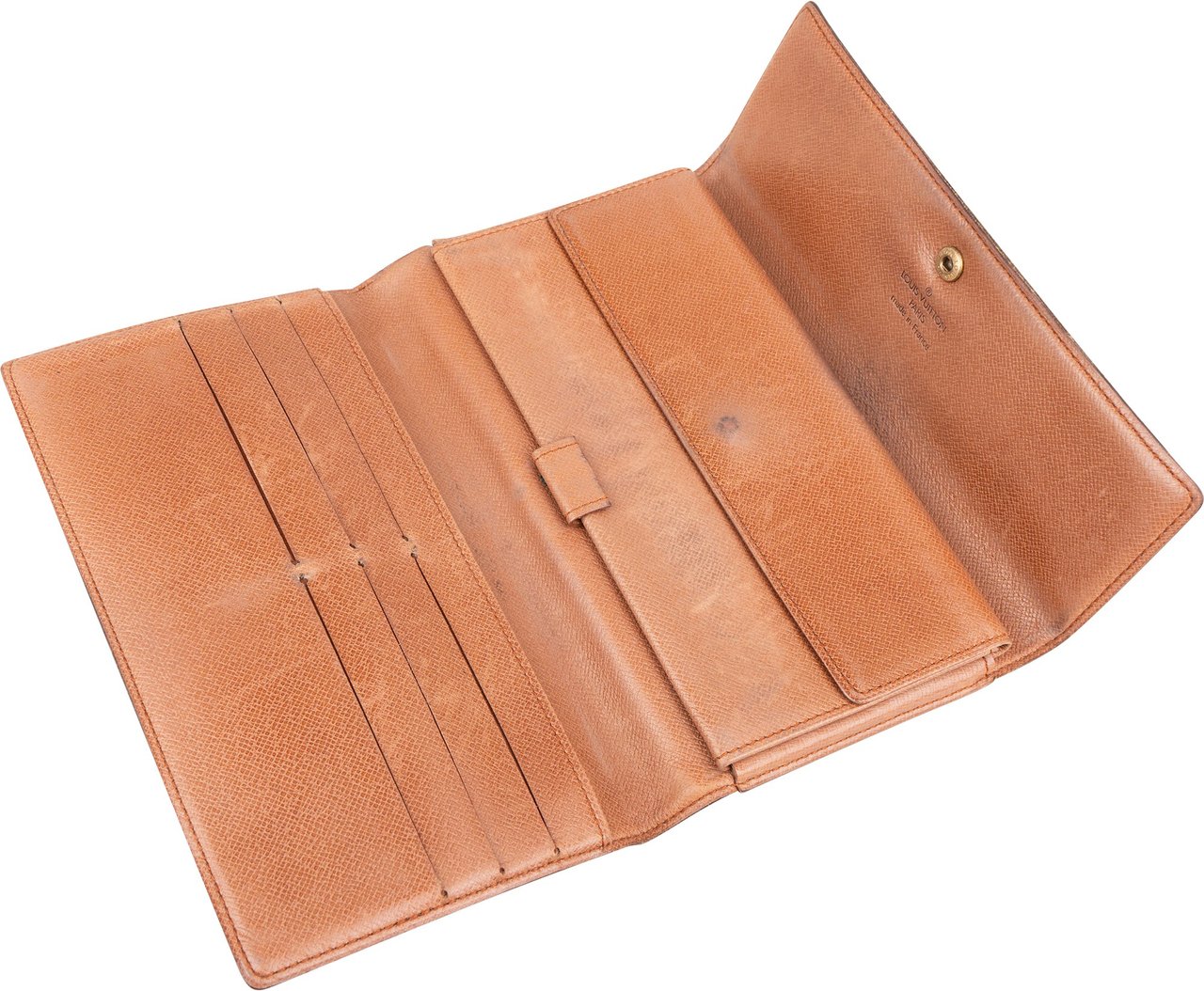 Louis Vuitton Louis Vuitton Canvas Monogram Sarah Wallet Bruin