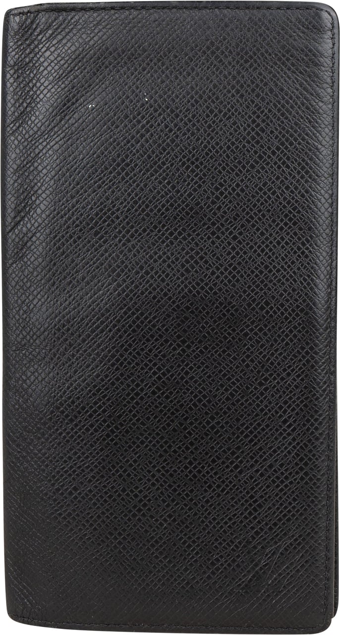 Louis Vuitton Louis Vuitton Noir Taiga Leather Portfolio Zwart