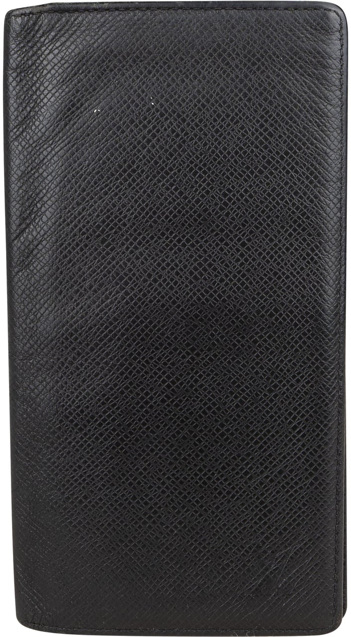 Louis Vuitton Louis Vuitton Noir Taiga Leather Portfolio Zwart