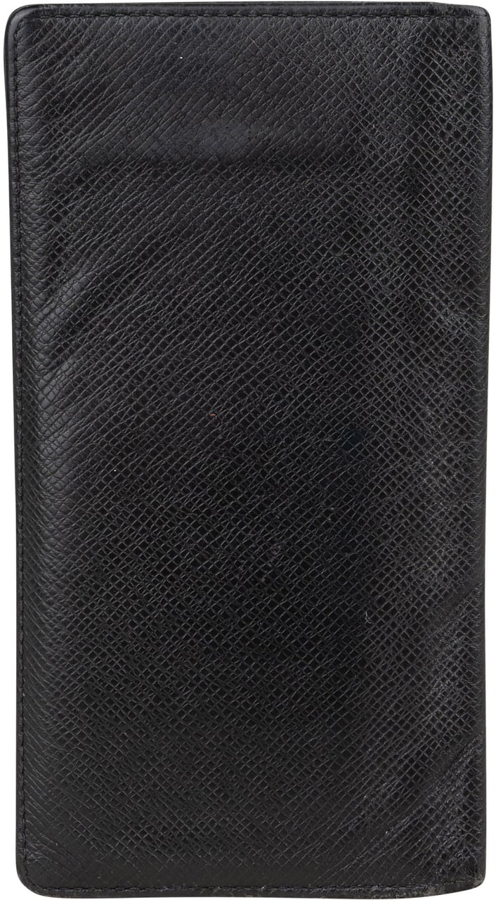 Louis Vuitton Louis Vuitton Noir Taiga Leather Portfolio Zwart