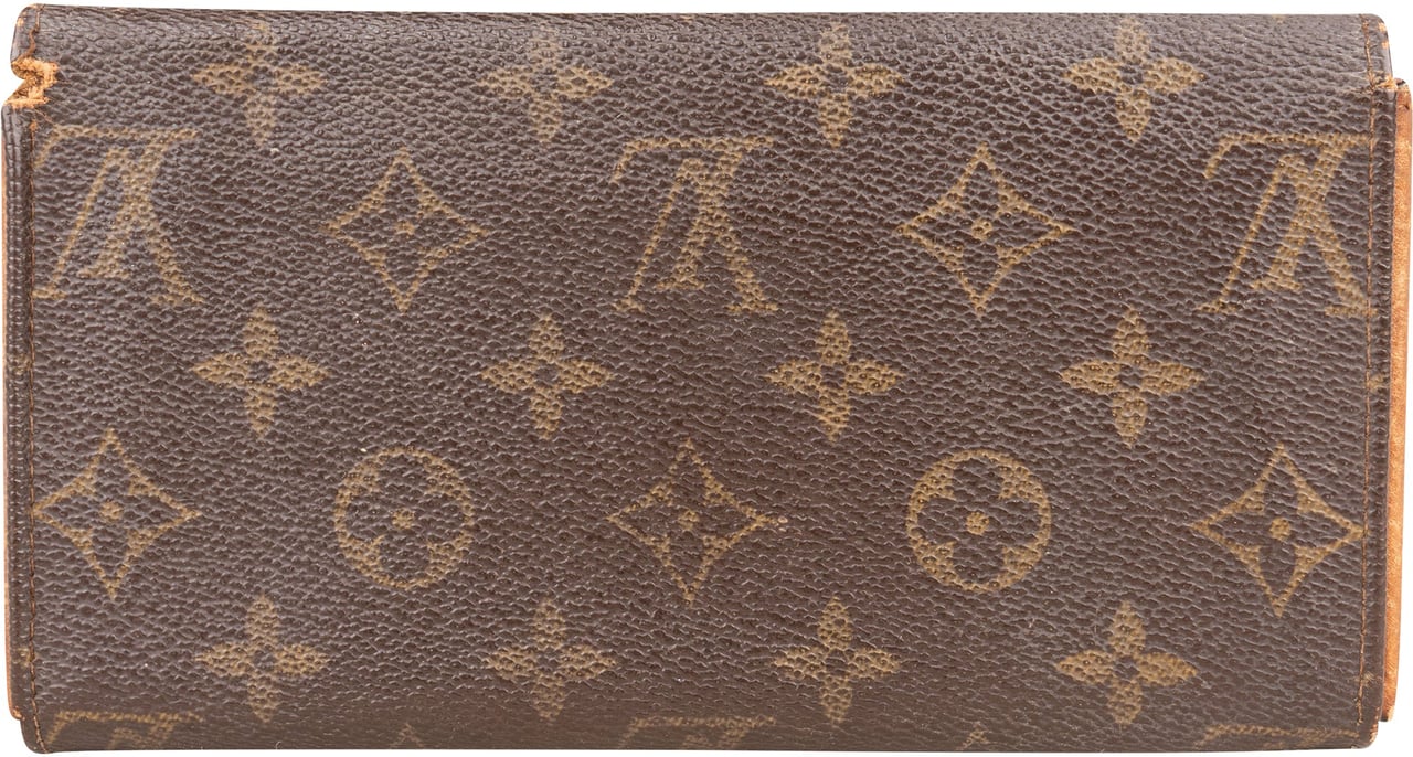 Louis Vuitton Louis Vuitton Canvas Monogram Wallet Bruin