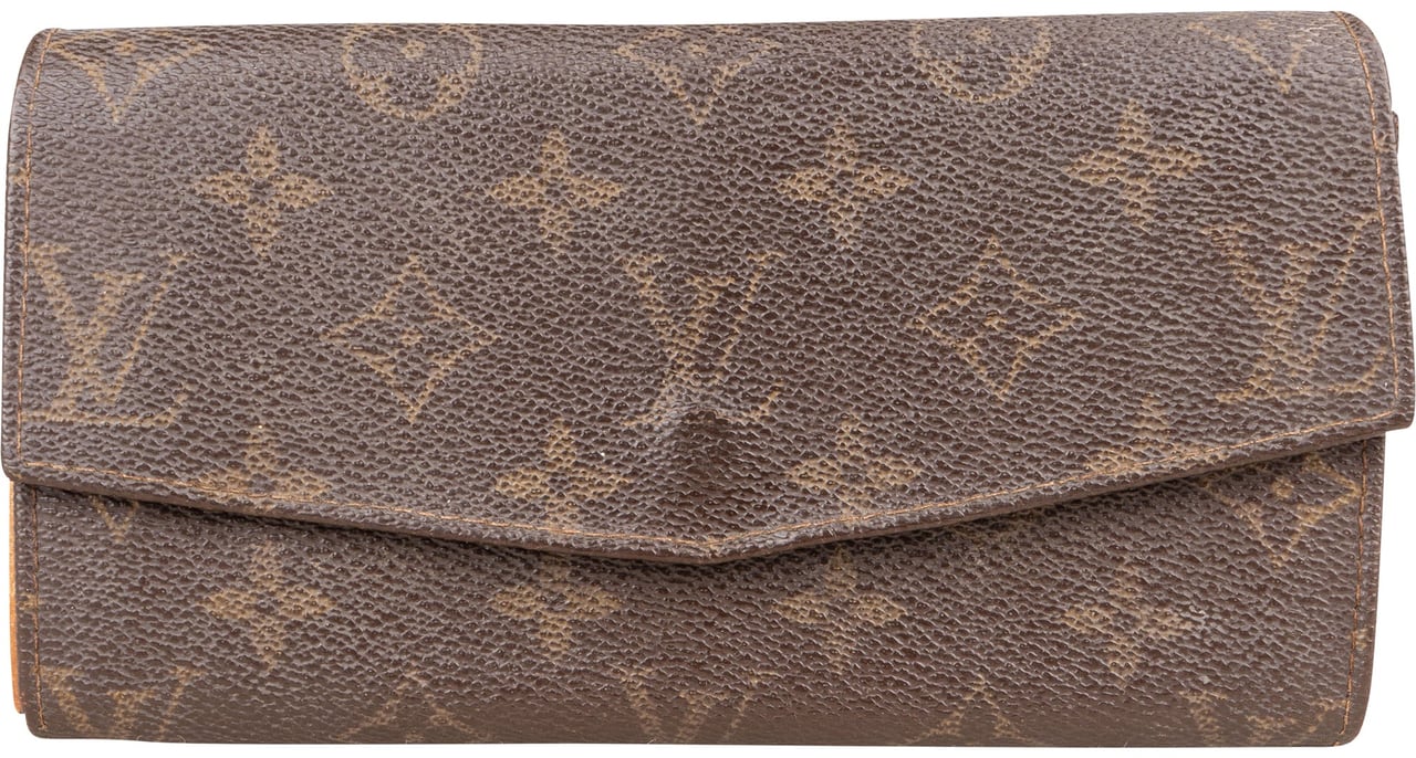 Louis Vuitton Louis Vuitton Canvas Monogram Wallet Bruin
