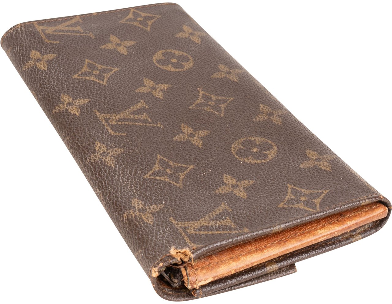 Louis Vuitton Louis Vuitton Canvas Monogram Wallet Bruin