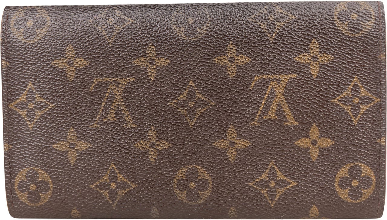 Louis Vuitton Louis Vuitton Canvas Monogram Sarah Wallet Bruin