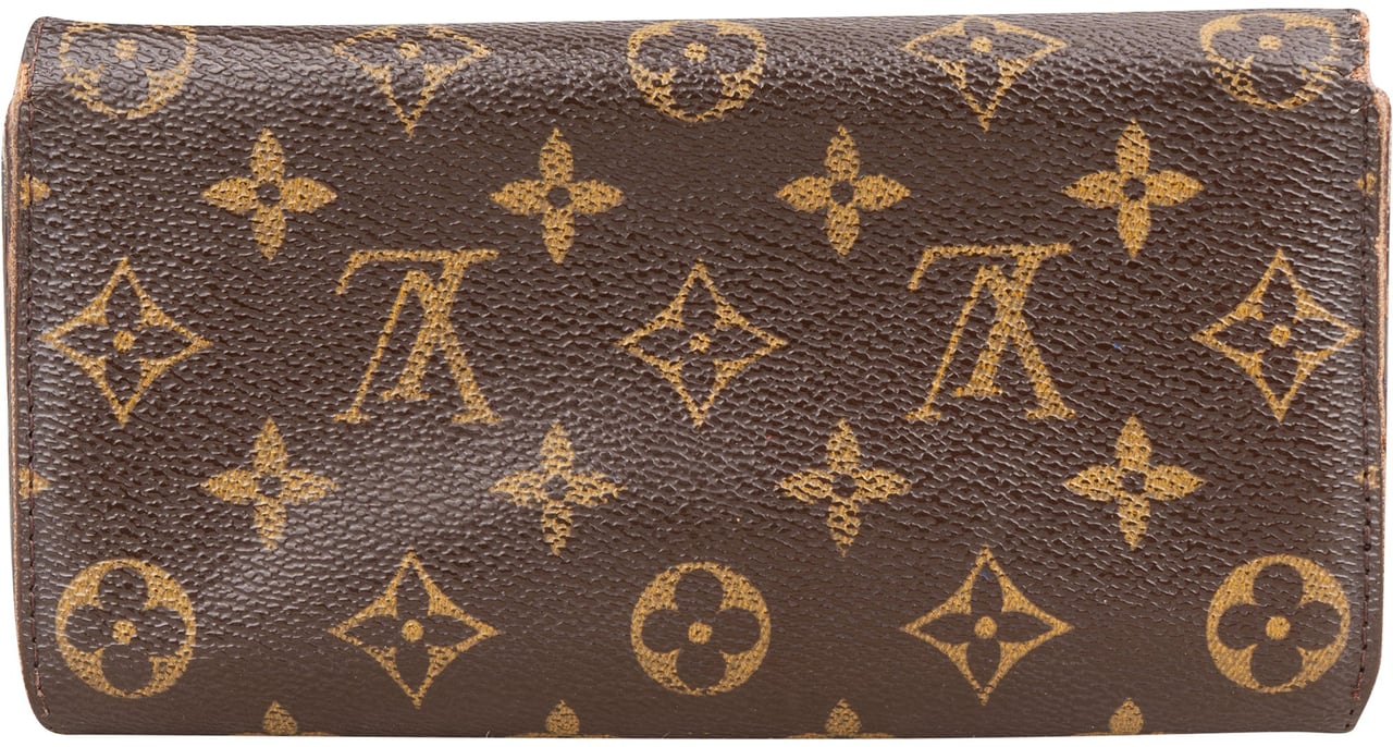 Louis Vuitton Louis Vuitton Canvas Monogram Sarah Wallet Bruin