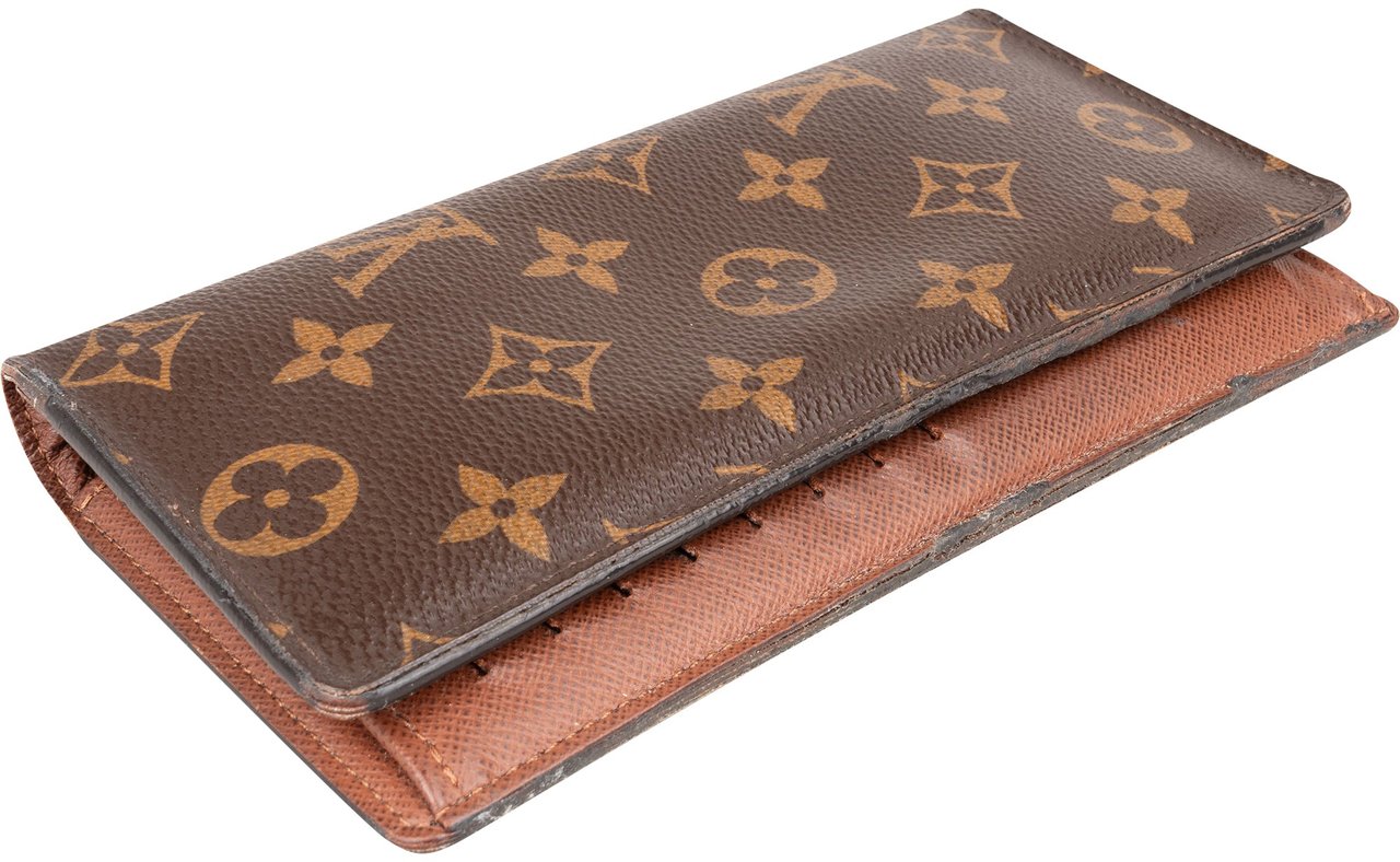 Louis Vuitton Louis Vuitton Canvas Monogram Brazza Wallet Bruin