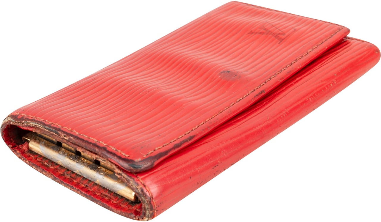 Louis Vuitton Louis Vuitton Rouge Epi Leather Keyholder Rood