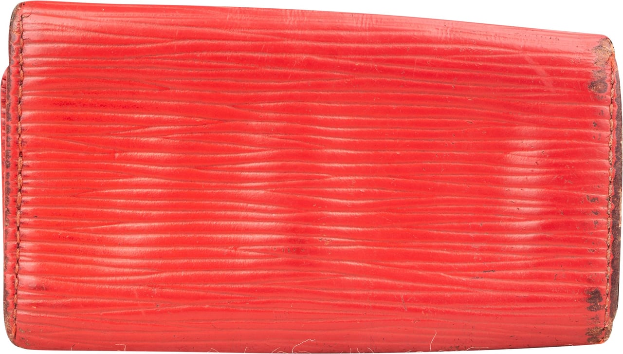 Louis Vuitton Louis Vuitton Rouge Epi Leather Keyholder Rood