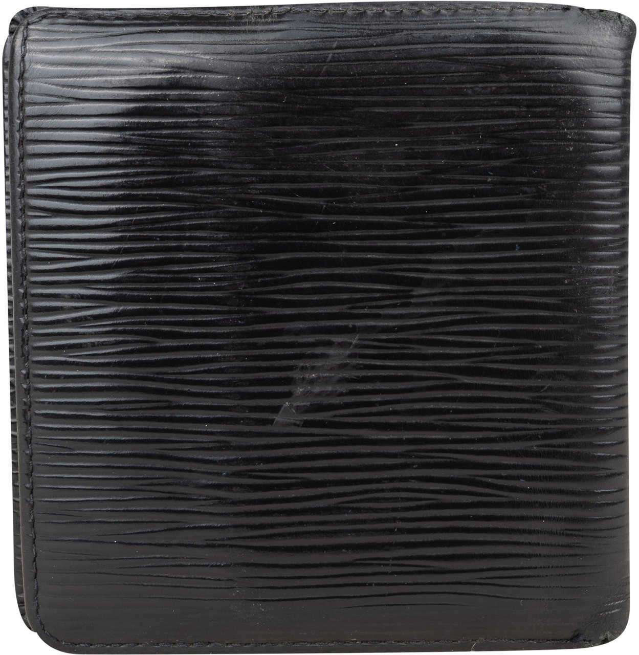 Louis Vuitton Louis Vuitton Noir Epi Leather Marco Wallet Zwart