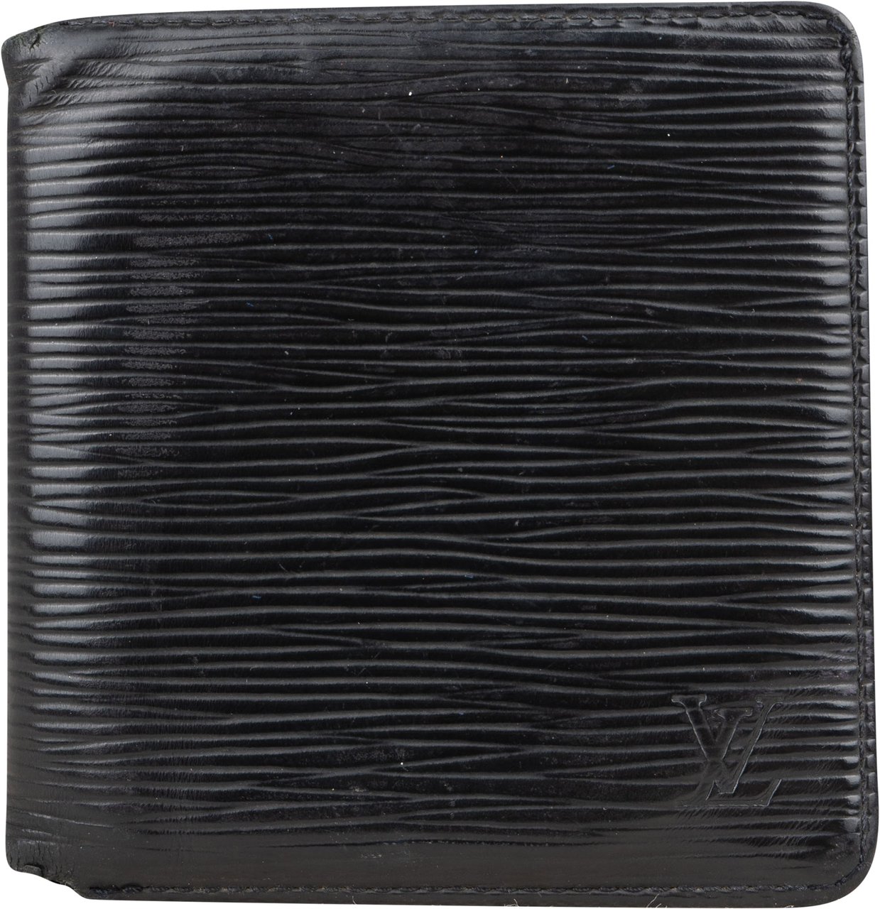 Louis Vuitton Louis Vuitton Noir Epi Leather Marco Wallet Zwart
