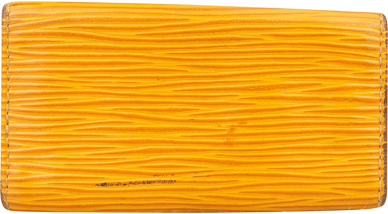 Louis Vuitton Louis Vuitton Yellow Epi Leather Keyholder Geel